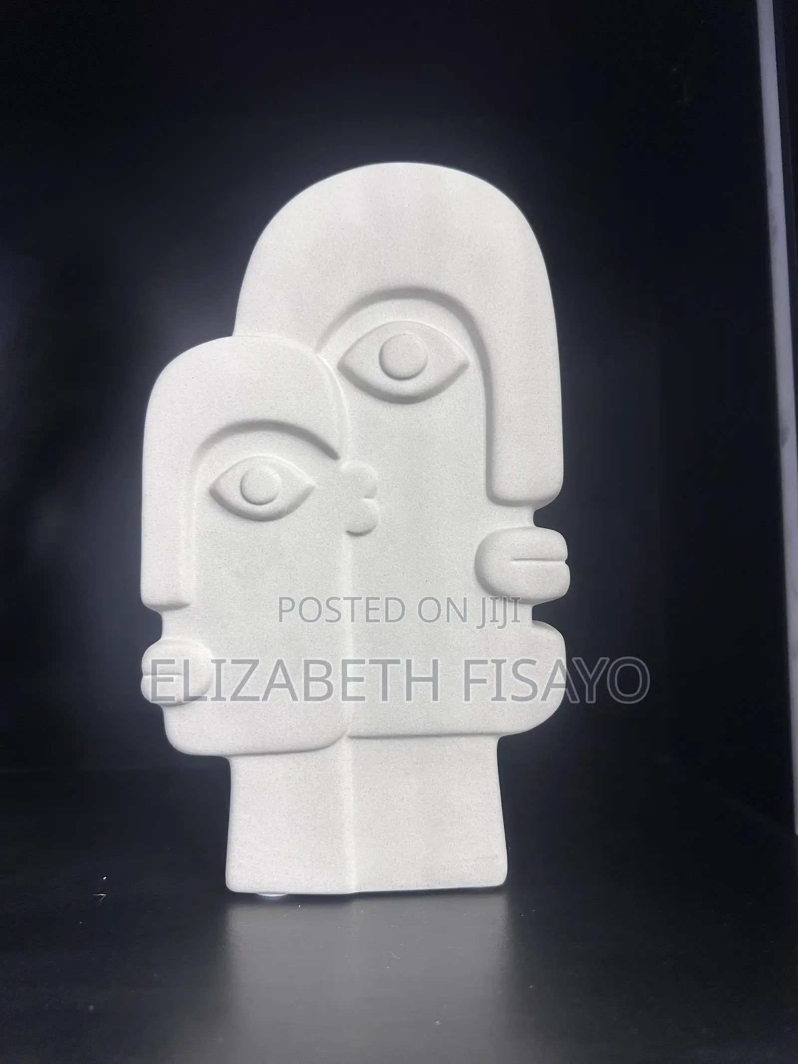 White Abstract Face