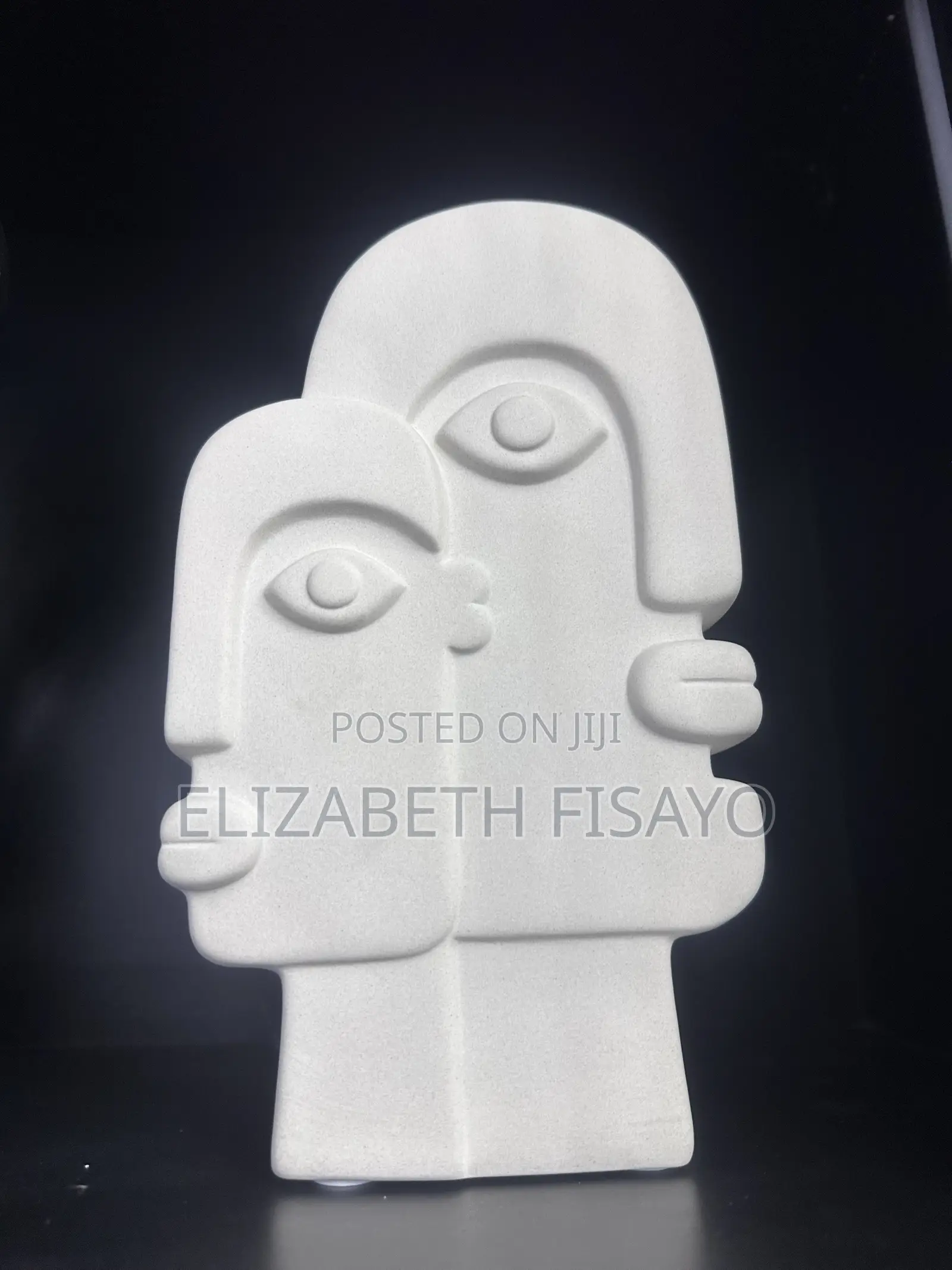 White Abstract Face