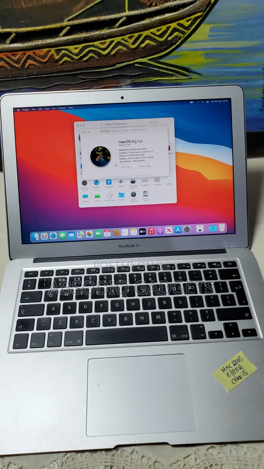 Laptop Apple MacBook 2015 8GB Intel Core i5 SSD 128GB