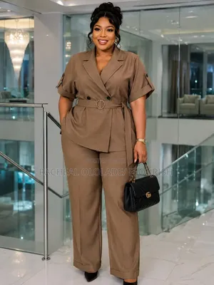 Elegant Female Up and Down Trouzer Wear