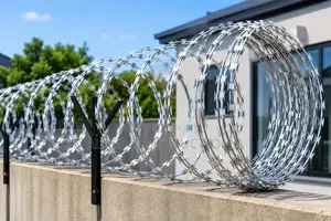 Original Galvanized Razor Wire | Concertina Security Fence Wire