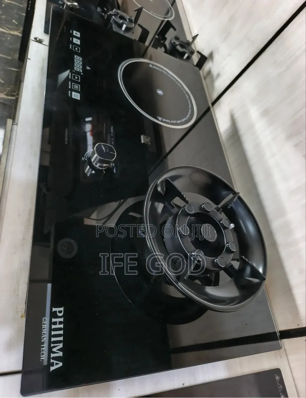 Original PHIIMA Built-in Flips Up 1+1 Gas & Electric Automatic Gas HOB