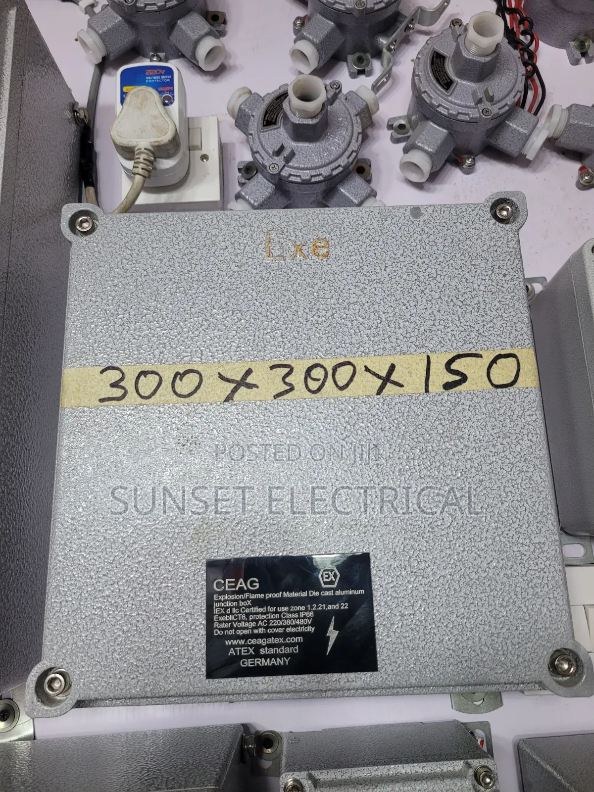 300×300×150 CEAG Esplosion Flame Proof Cast
