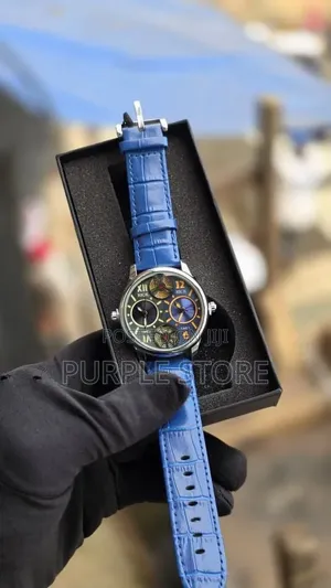 Rick Leather Dual Time Watch