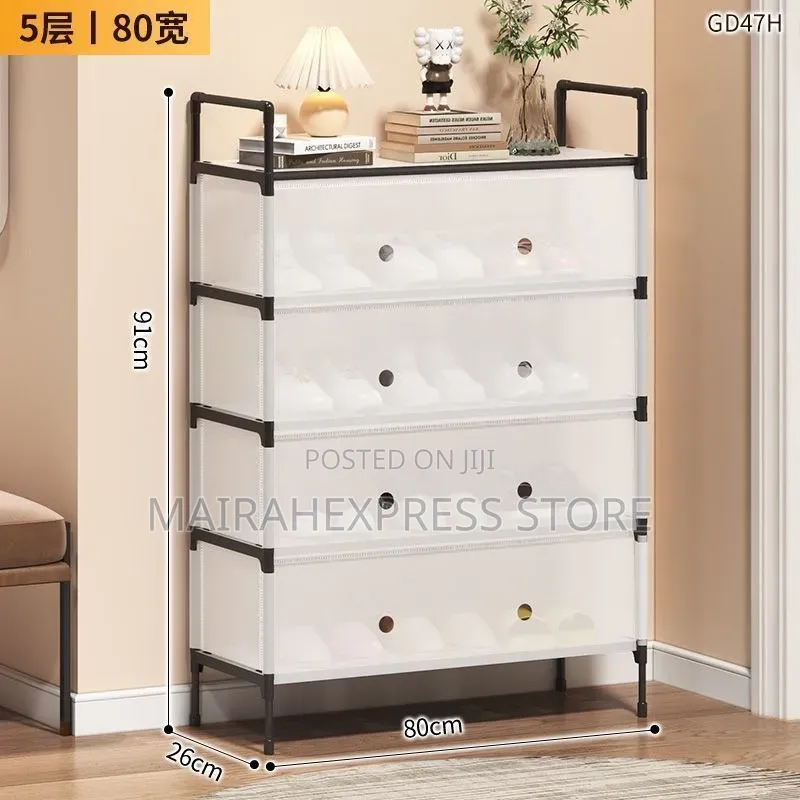 5 and 7 Layers Dust Proof Shoe Rack