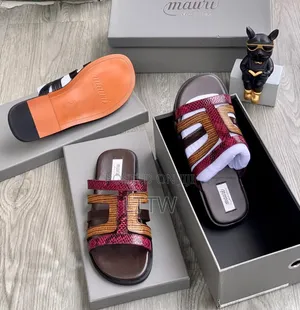 Mauri Made in Italy Men’s Leather Sandals | Original Mauri Slippers