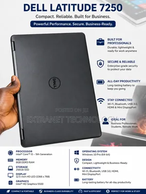 Laptop Dell Latitude 12 E7250 8GB Intel Core i5 SSD 256GB