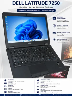 Laptop Dell Latitude 12 E7250 8GB Intel Core i5 SSD 256GB