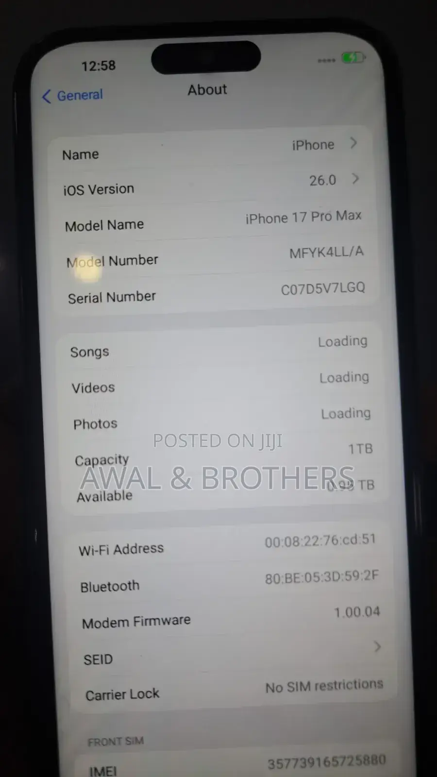 Apple iPhone 17 Pro Max 1 TB Blue