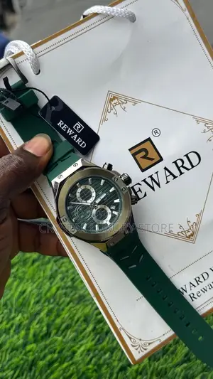 Reward Quality Men Rubber Strap Wristwatch