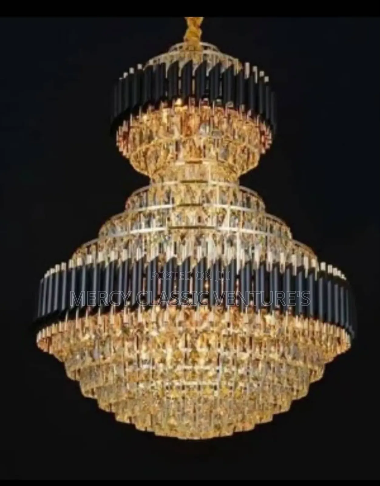 Crystal 800mm LED Light – Luxury & Modern Ceiling Chandelier