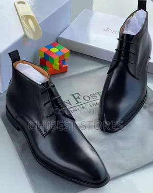 Elegant Lace Up John Foster Men Ankle Shoes