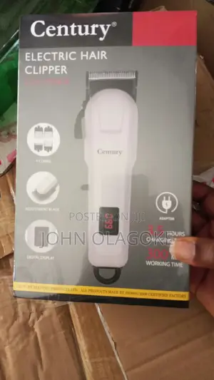 Century Rechargeable Hair Clipper. CHC-7310-A.