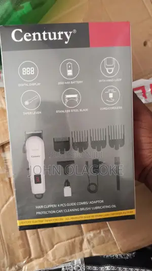 Century Rechargeable Hair Clipper. CHC-7310-A.
