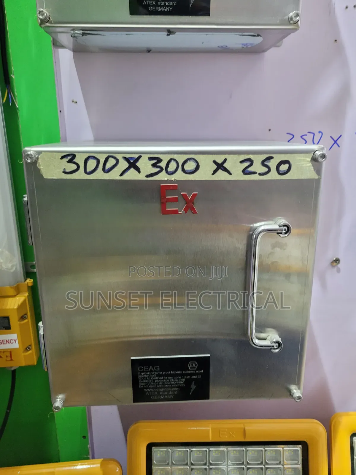 300×300×250 CEAG Stainless Esplosion Flame Proof Box
