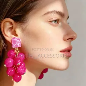 Grape Stqtement Earrings