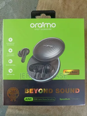 Oraimo SpaceBuds OTW-630 – 50dB Hybrid ANC Wireless Earbuds