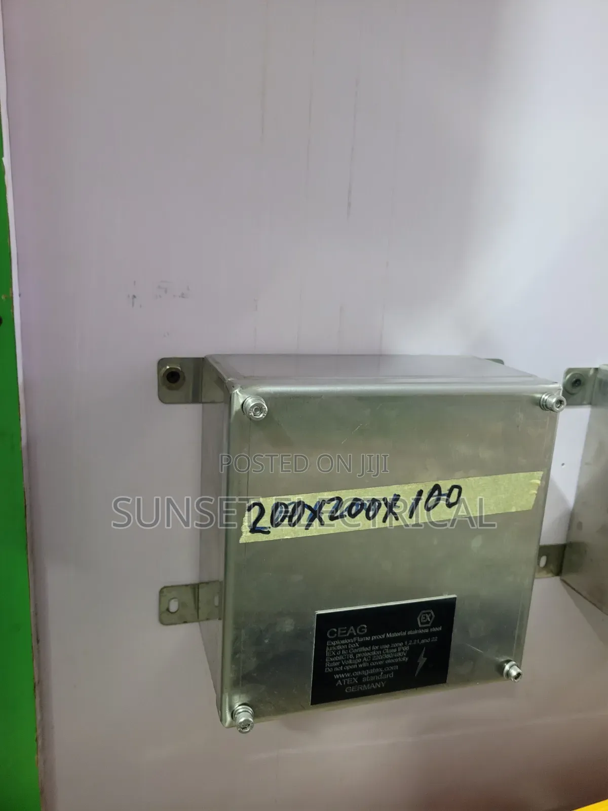 200×200×100 CEAG Stainless Esplosion Flame Proof Box