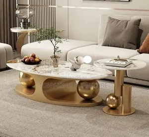 Convertible Modern Minimalist Coffee Table With Side Stool
