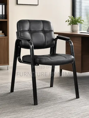 Brand New Executive Leather Office Visitors Chair (Model 608)