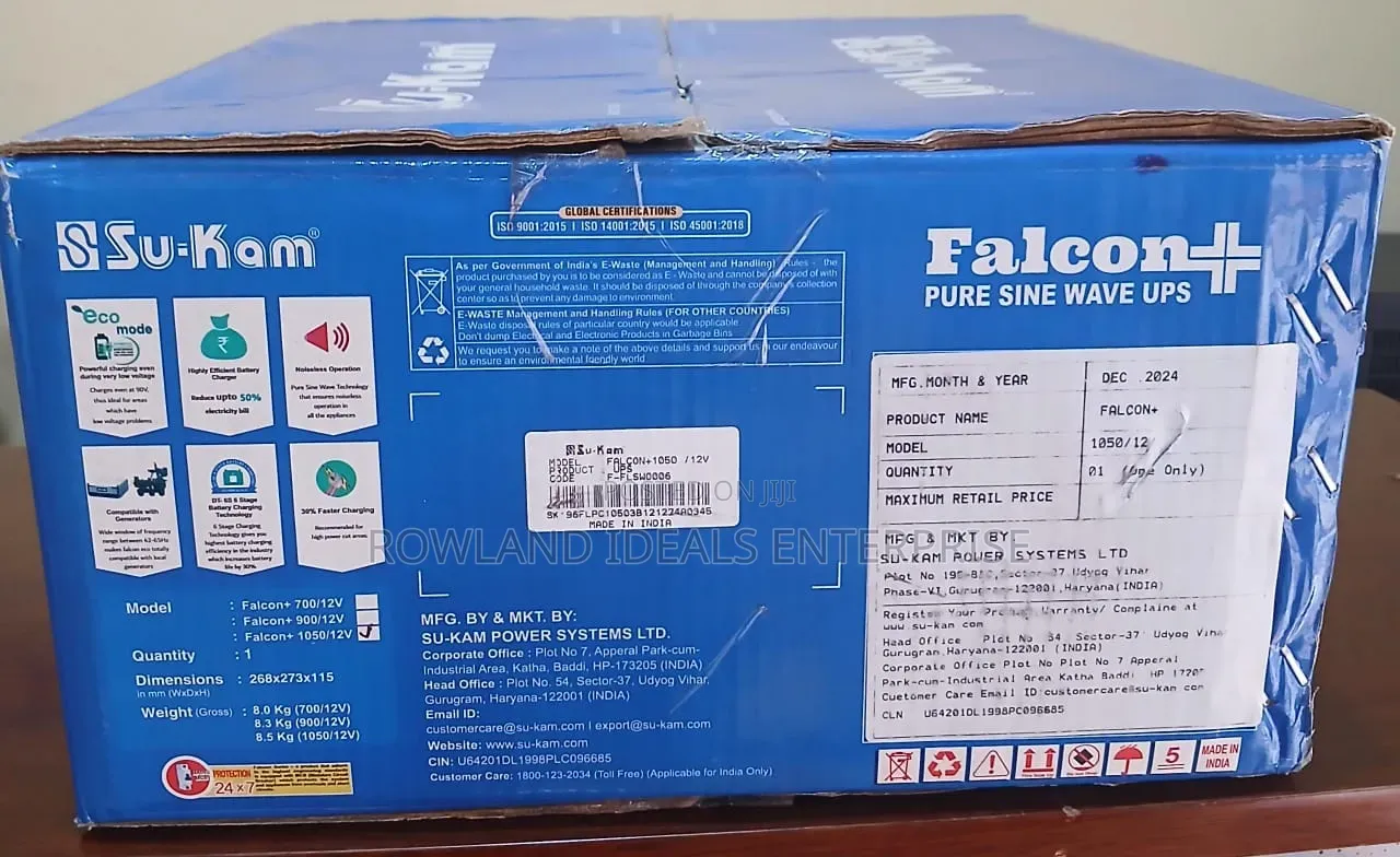 Su-Kam 1050kva/12v