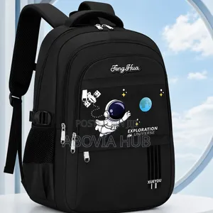 Astronaut School Backpack for Primary School Kids Grades 1 to 6