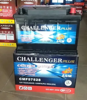 12v75ah Challenger Battery