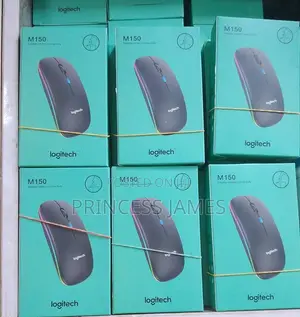 Logictech M150 Wireless Rechargeable Mouse With LED Light