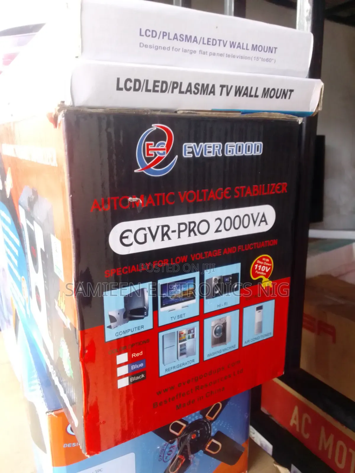 Brand New Evergood 2000w Stabilizer Available, 100% Original Automatic