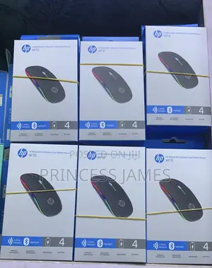 HP W10 Wireless Rechargeable Bluetooth Mouse