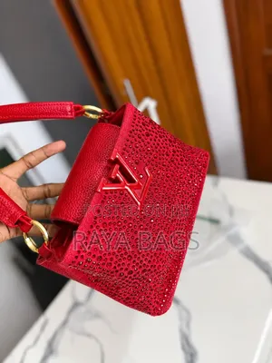 Fully Boxed Red Stone Bag