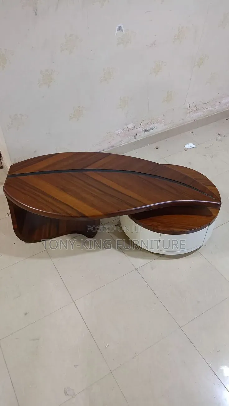 Luxury Modern Organic-Shaped Leaf Coffee Table
