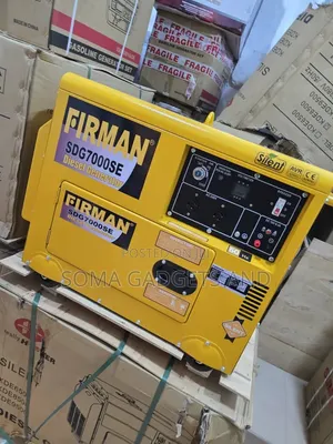 6.5kva Firman Diesel Soundproof Generator 1years Wty 100%copper Coil