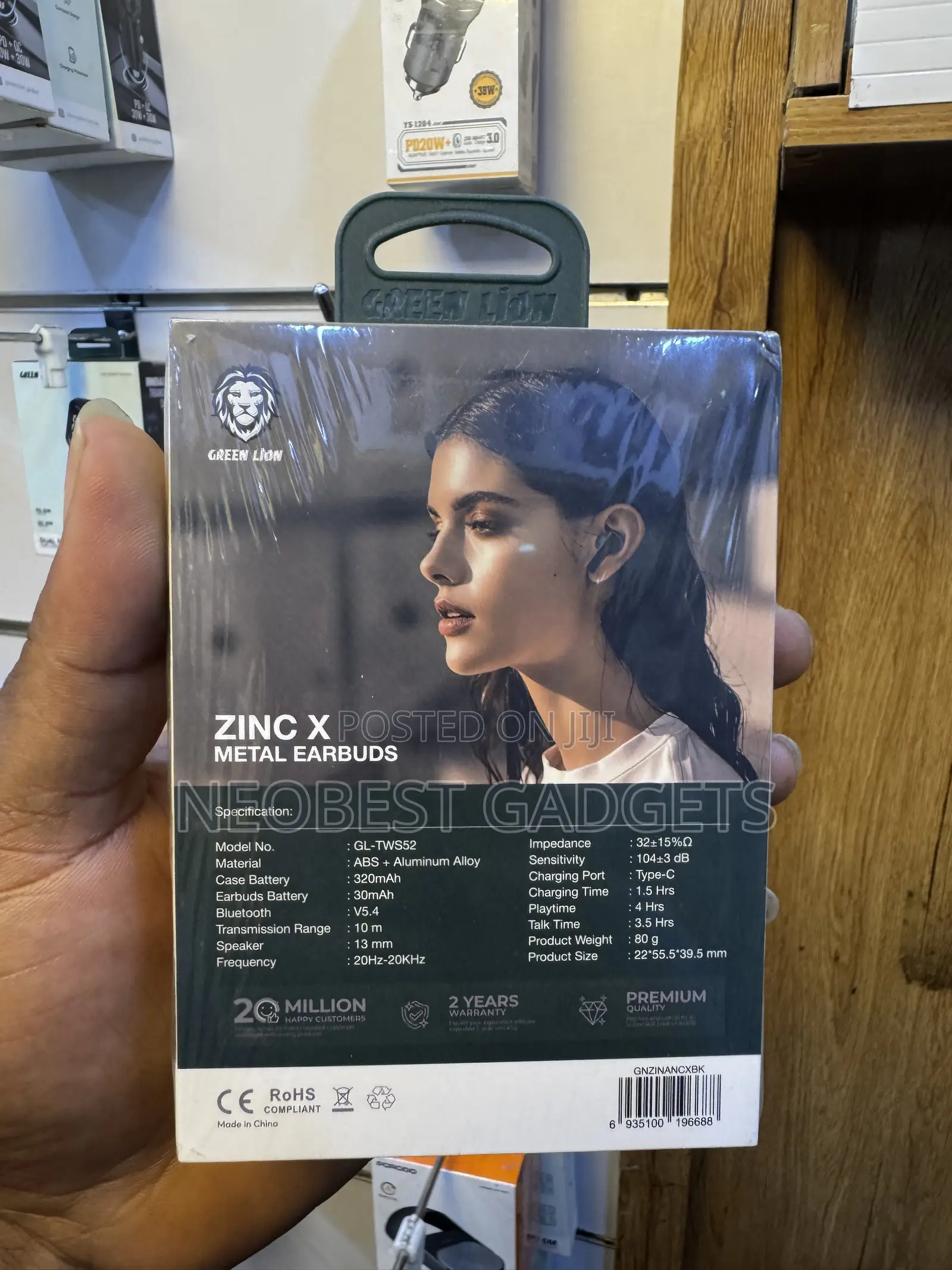 Green Lion Zinc X Eardbuds