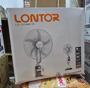 We Have Lontor Rechargeable Standing Water Mist Fan 18inch
