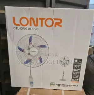 We Have Lontor Rechargeable Standing Water Mist Fan 18inch