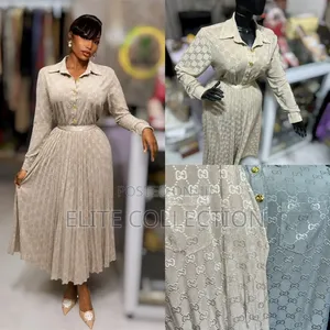 Gucci 2pcs Skirt  Size M-2xL
Colors: Nude and Grey