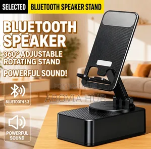 3 in 1 Bluetooth Speaker With Phone Holder and Charging Stand
