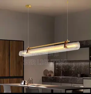 Modern Minimalist Linea Creative Acrylic Rectangle LED Hanging