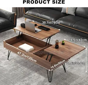 Lift Top Foldable Multifunctional Coffee Table T. S