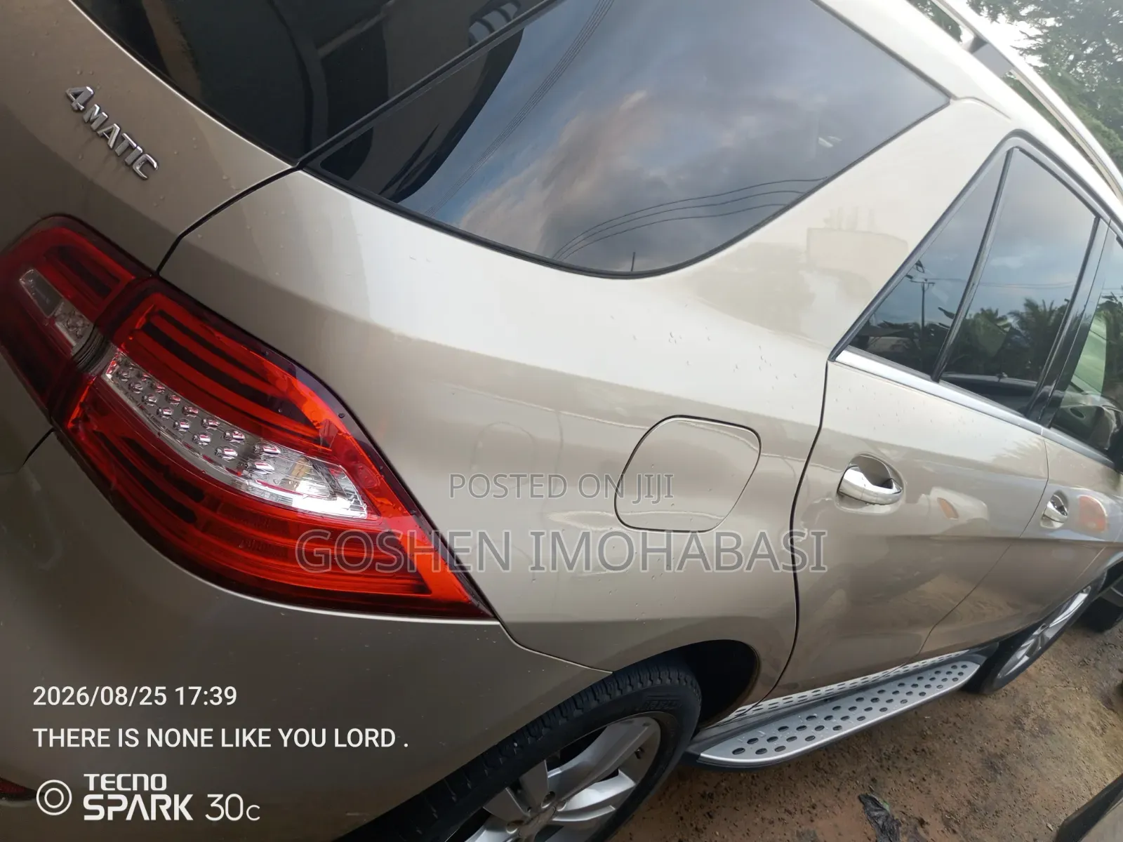 Mercedes-Benz M Class 2013 Gold