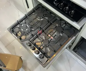 POLYSTAR Stainless Black 4-Burner Gas Burner