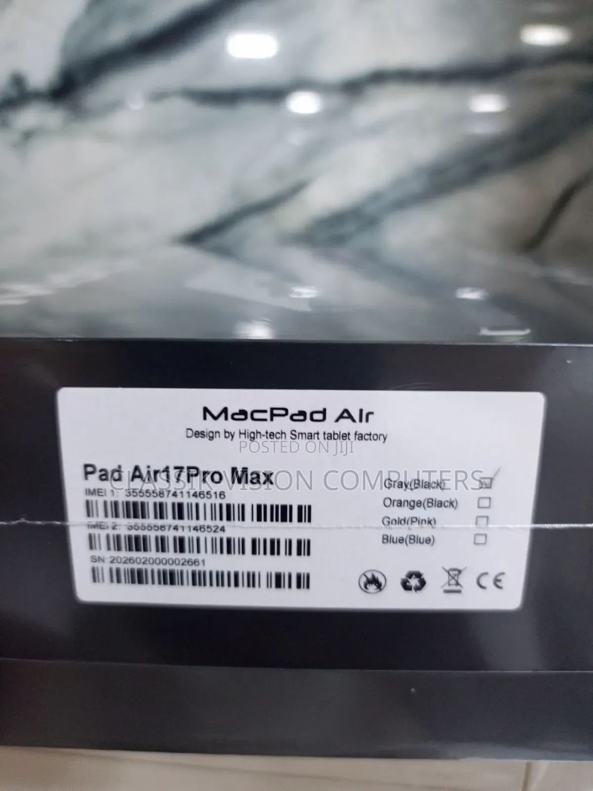 New MacPad Air 17 Pro Max 1 TB