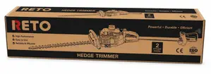 Reto Hedge Trimmer, 2-Stroke Gasoline-Powered Gardening Tool.