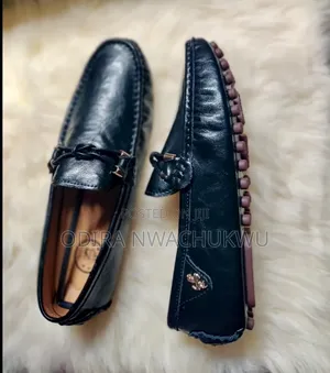 Men's Quality Black Moccasin Loafers Shoes