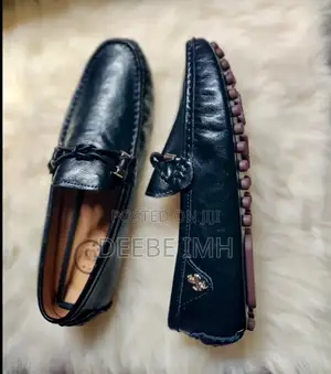 Men's Quality Black Moccasin Loafers Shoes