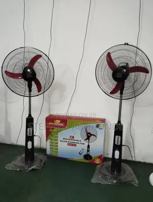 18" Solar Rechargeable Fan