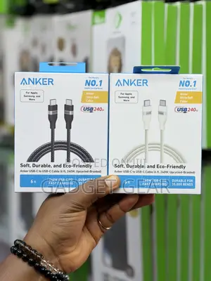 Original Anker 240W USB-C to USB-C Cable – 6ft