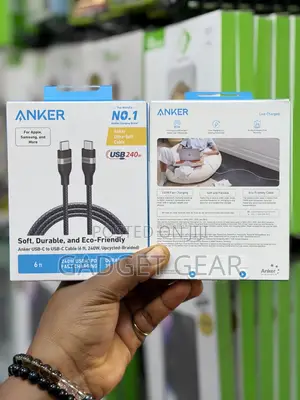 Original Anker 240W USB-C to USB-C Cable – 6ft