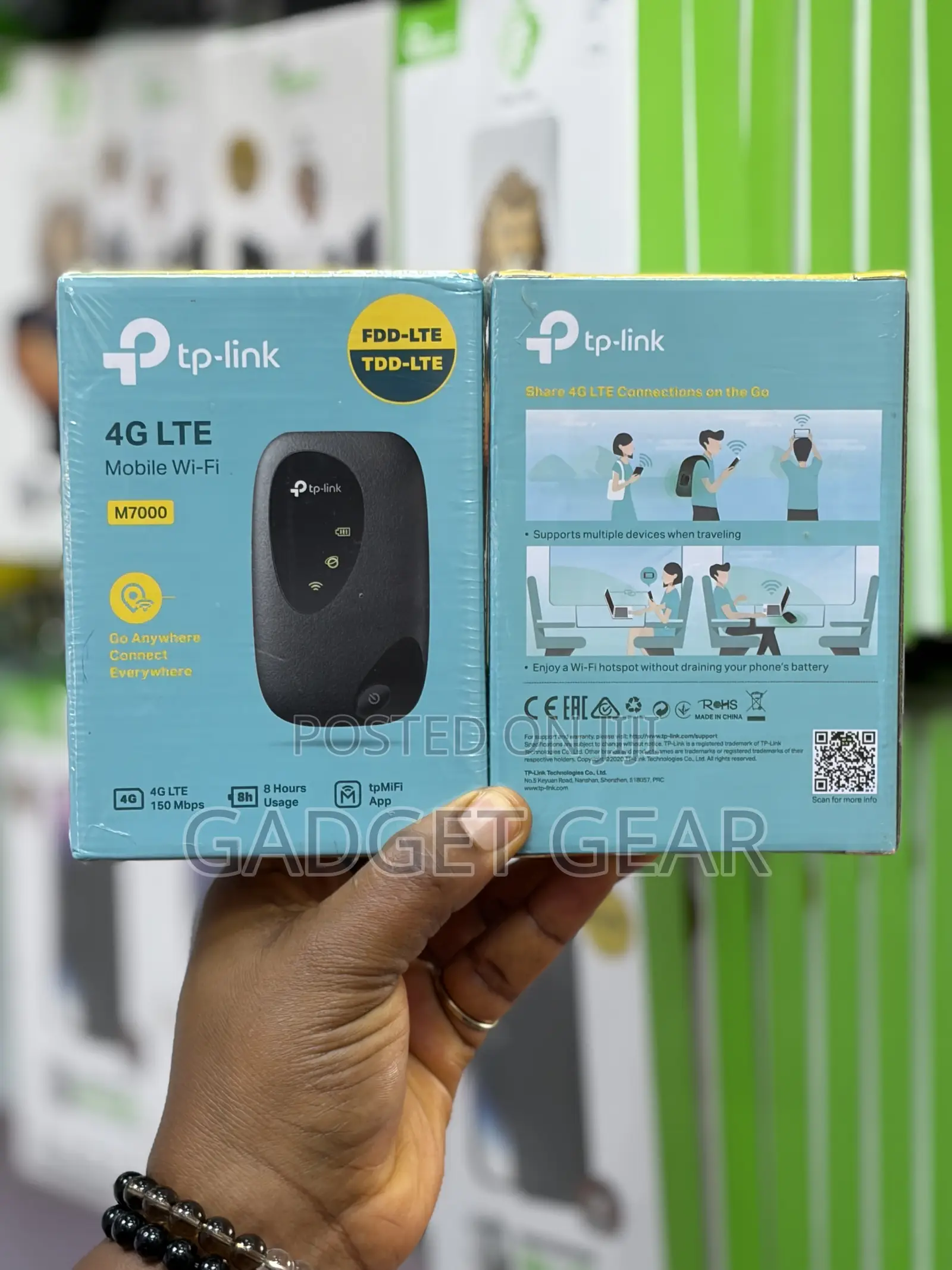 TP-Link M7000 4G LTE Mobile Wi-Fi (MiFi).